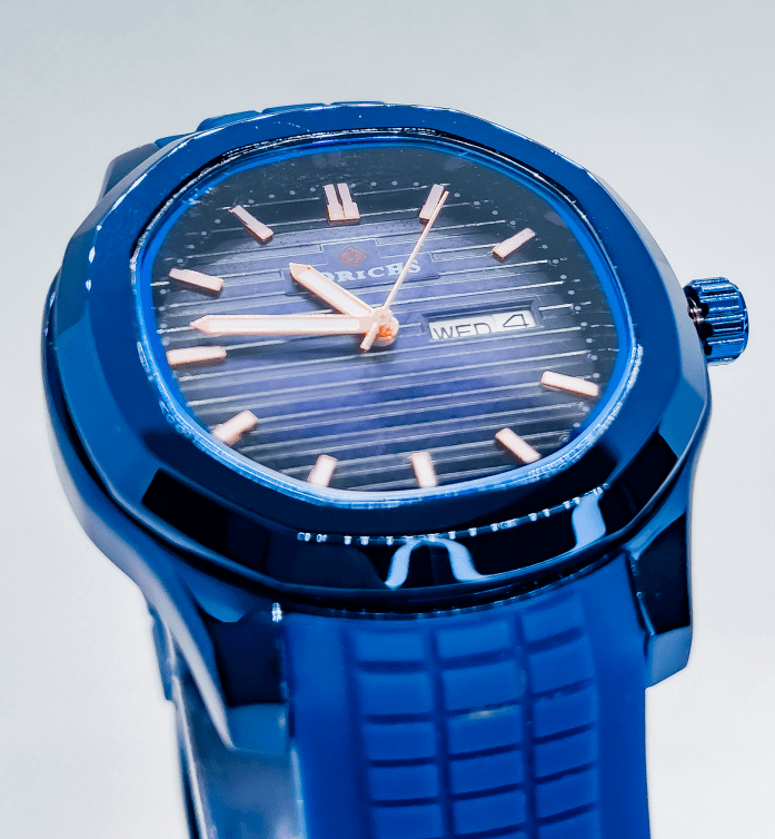 Forichs Blue Watch for Men | Luxury Blue - Signature Seconds