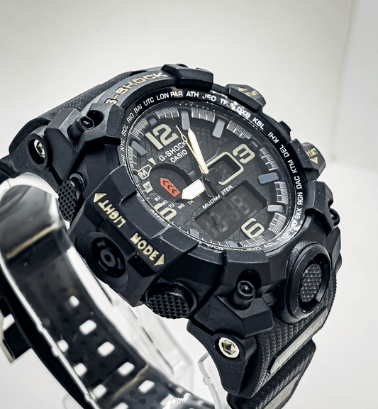 G Shock Casio Black Olive Sports Watch for Men | Black and Olive - Signature Seconds